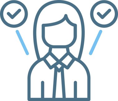 Çoklu Görev Satırı İki Renk Simgesi