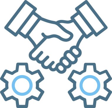 İlişki Satırı İki Renk Simgesi