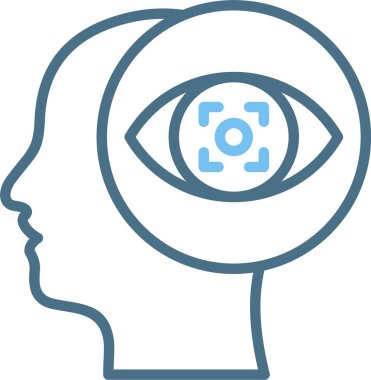 Görsel Satır İki Renk Simgesi