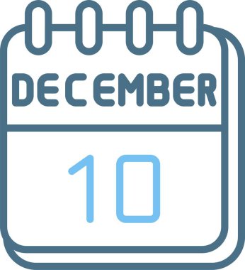 10 Aralık Satır İki Renk Simgesi