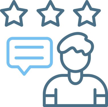 Geribildirim Satırı İki Renk Simgesi