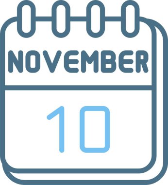 10 Kasım Satır İki Renk Simgesi