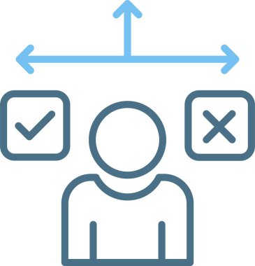 Kılavuz Satır İki Renk Simgesi