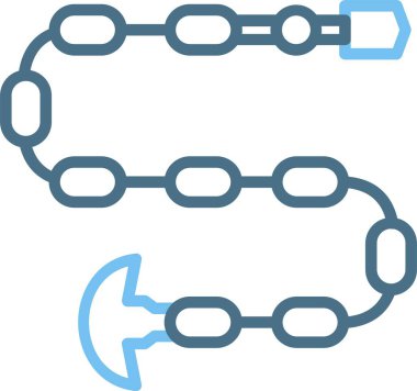 Manriki Satırı İki Renk Simgesi