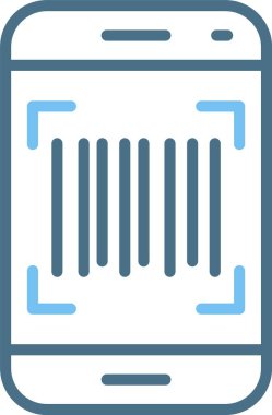 Barkod Satırı İki Renk Simgesi