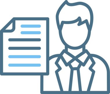 Röportaj Satırı İki Renk Simgesi