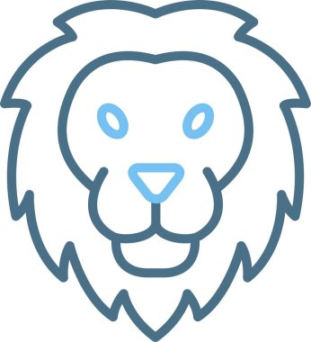 Aslan Çizgisi İki Renk Simgesi