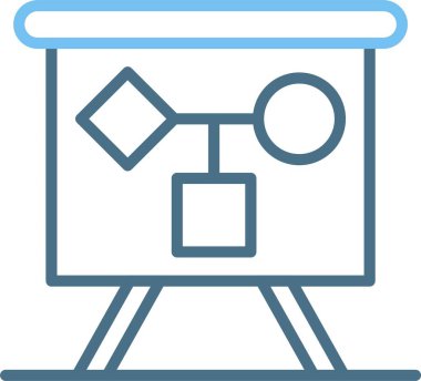 İkinci Renk Simgesi Planlama Çizgisi