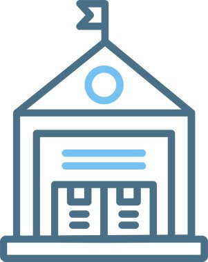 Depo Satırı İki Renk Simgesi