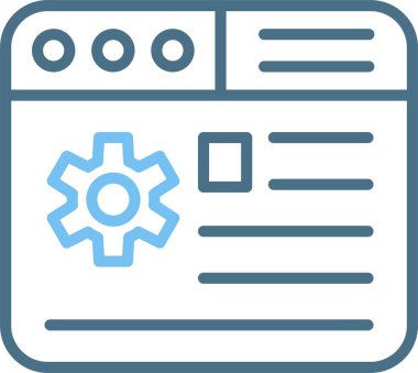 Yönetim Satırı İki Renk Simgesi