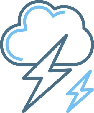 Işık Çizgisi İki Renk Simgesi