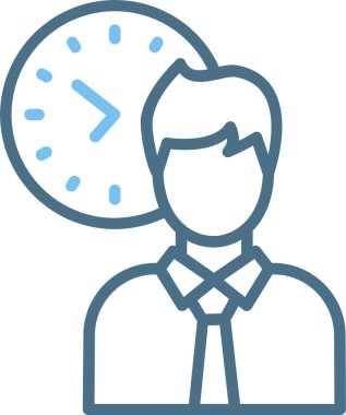 Dakiklik Satırı İki Renk Simgesi