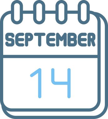 14 Eylül Satır İki Renk Simgesi