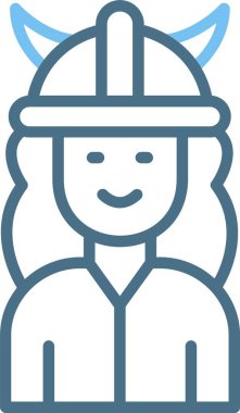 Viking Satırı İki Renk Simgesi