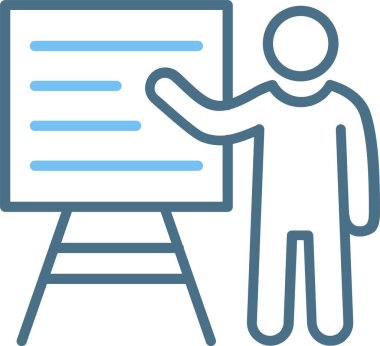 Çalışma Satırı İki Renk Simgesi