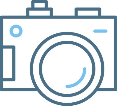 Kamera Hattı İki Renk Simgesi