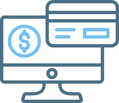 Ödeme Yöntemi Satırı İki Renk Simgesi