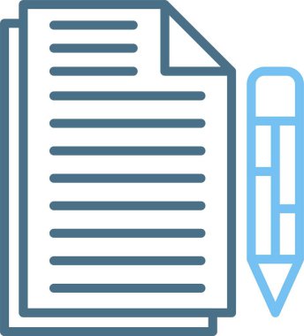 Belge Satırı İki Renk Simgesini Düzenle