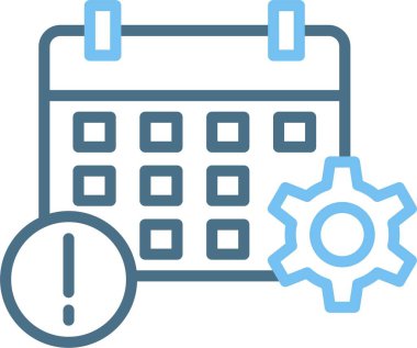 Olay Bilgi Satırı İki Renk Simgesi