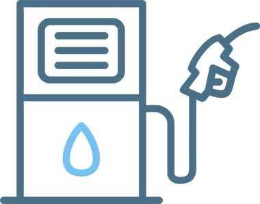 Gaz Çizgisi İki Renk Simgesi