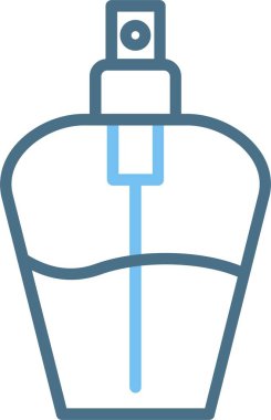 Parfüm Çizgisi İki Renk Simgesi