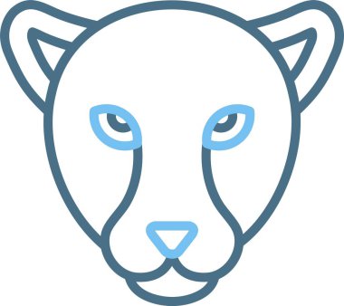 Jaguar Satırı İki Renk Simgesi