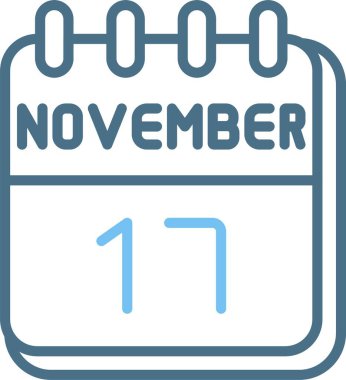 17 Kasım Satır İki Renk Simgesi