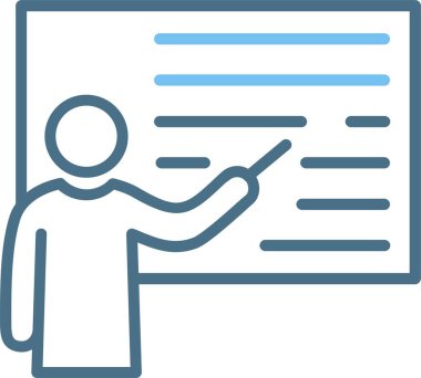 Çalışma Akışı Satırı İki Renk Simgesi