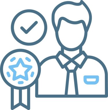 En İyi Çalışan Satır İki Renk Simgesi