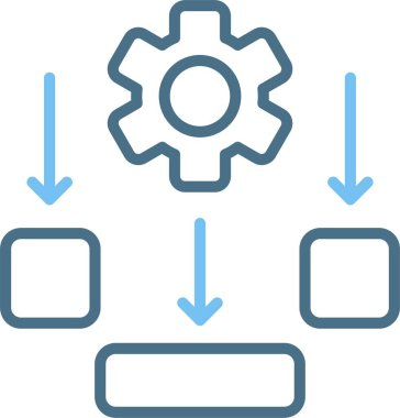 Şema Satırı İki Renk Simgesi