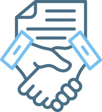 El sıkışma Satırı İki Renk Simgesi