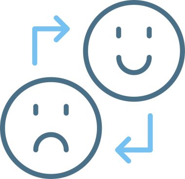 İfade Satırı İki Renk Simgesi