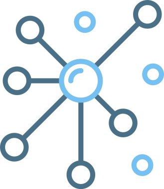 Düğüm Satırı İki Renk Simgesi