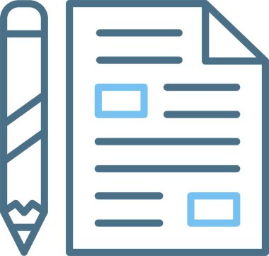 Betik Satırı İki Renk Simgesi