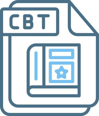 CBT Satır İki Renk Simgesi