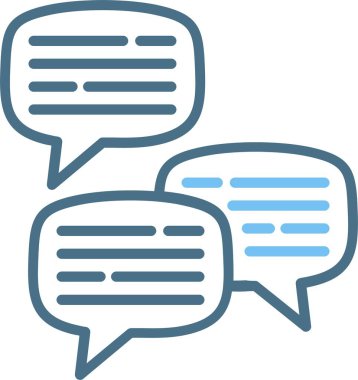 İleti Satırı İki Renk Simgesi