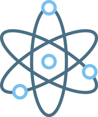 Atom Satırı İki Renk Simgesi