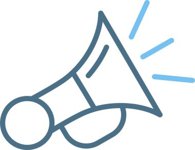 Boynuz Çizgisi İki Renk Simgesi