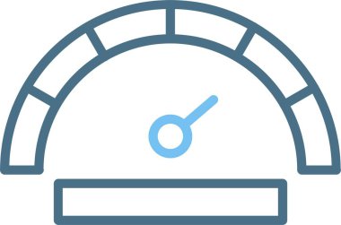 Metre Satırı İki Renk Simgesi
