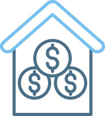 Özellik Maliyet Satırı İki Renk Simgesi