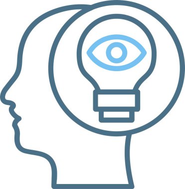 Görsel Satır İki Renk Simgesi