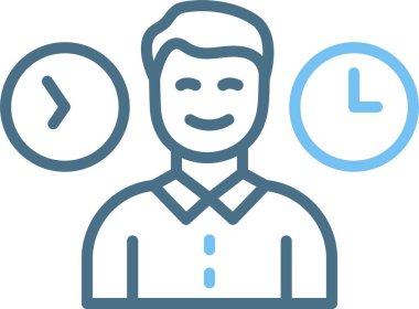 İşkolik Satır İki Renk Simgesi