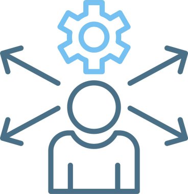 Çoklu Satır İki Renk Simgesi