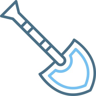 Kürek Çizgisi İki Renk Simgesi