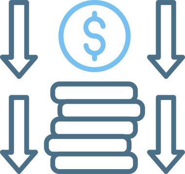 İflas Hattı İki Renk Simgesi