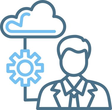 Tüketici Satırı İki Renk Simgesi