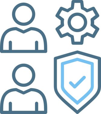 Koruma Hattı İki Renk Simgesi