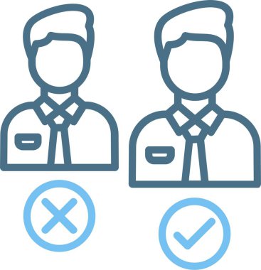 Seçim Satırı İki Renk Simgesi