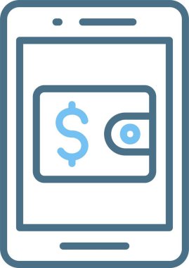 Svg Satır İki Renk Simgesi