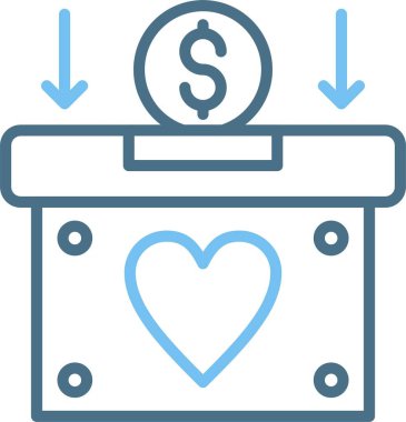 Kutu Satırı İki Renk Simgesi